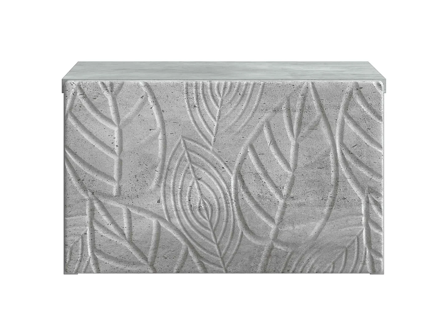 Table de chevet murale Gris béton 34,5 x 33 x 20 cm