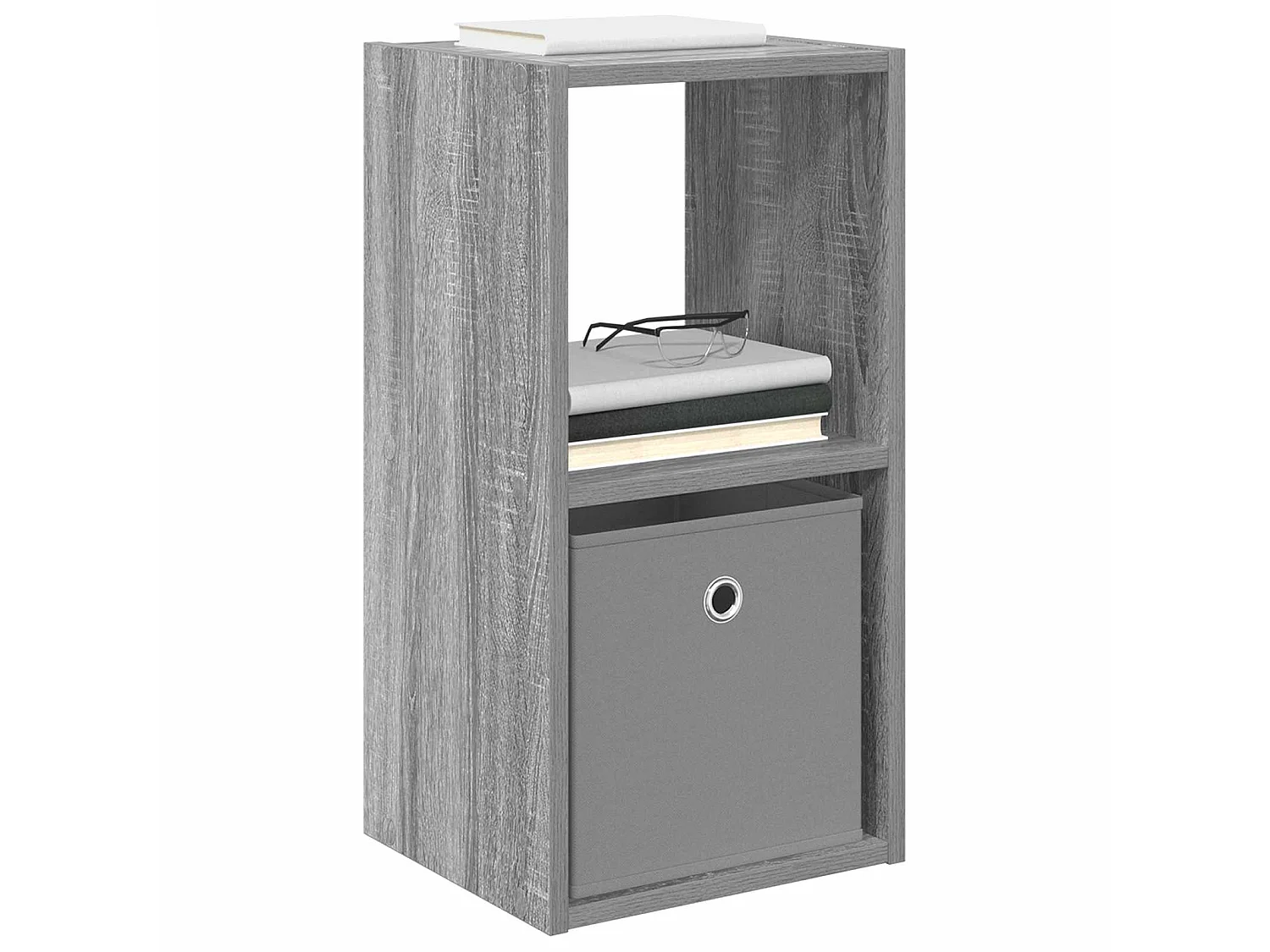 Table de chevet avec tiroir Gris Sonoma 30,5 x 27 x 59,5 cm