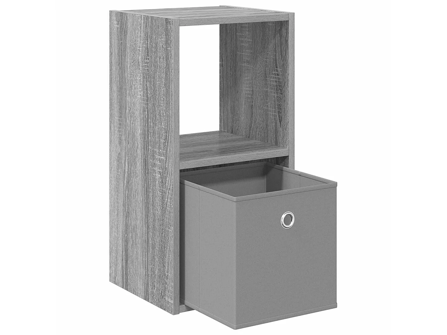 Table de chevet avec tiroir Gris Sonoma 30,5 x 27 x 59,5 cm