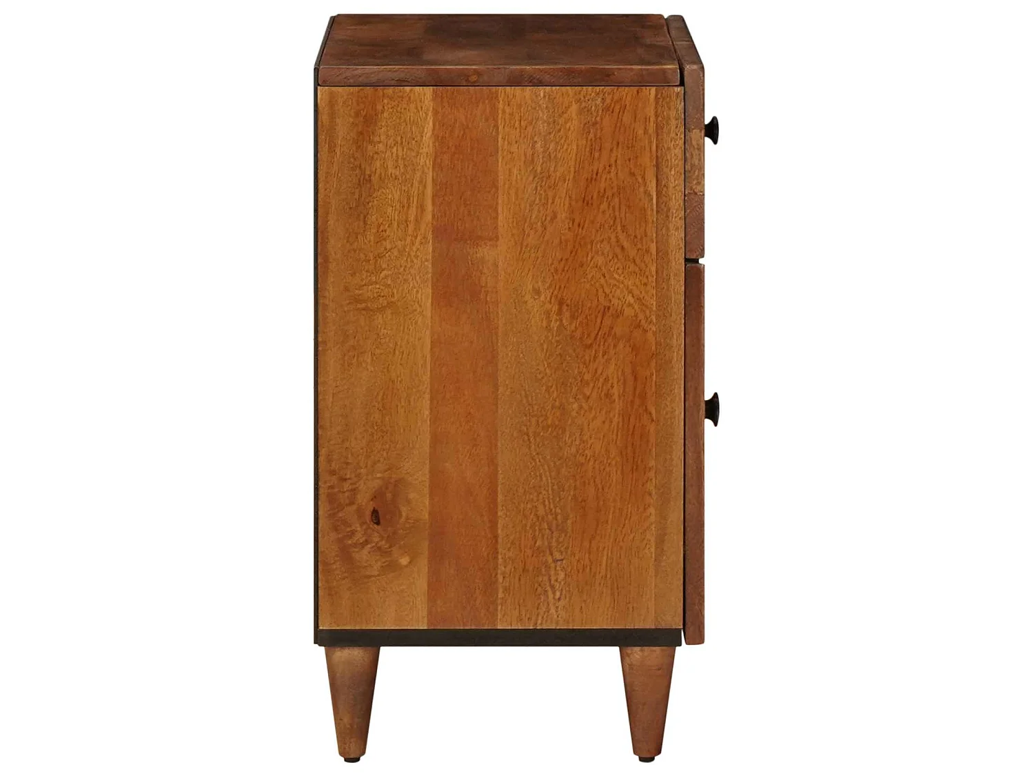 Armario de Noche Marrón 50 x 33 x 60 cm Madera de mango maciza