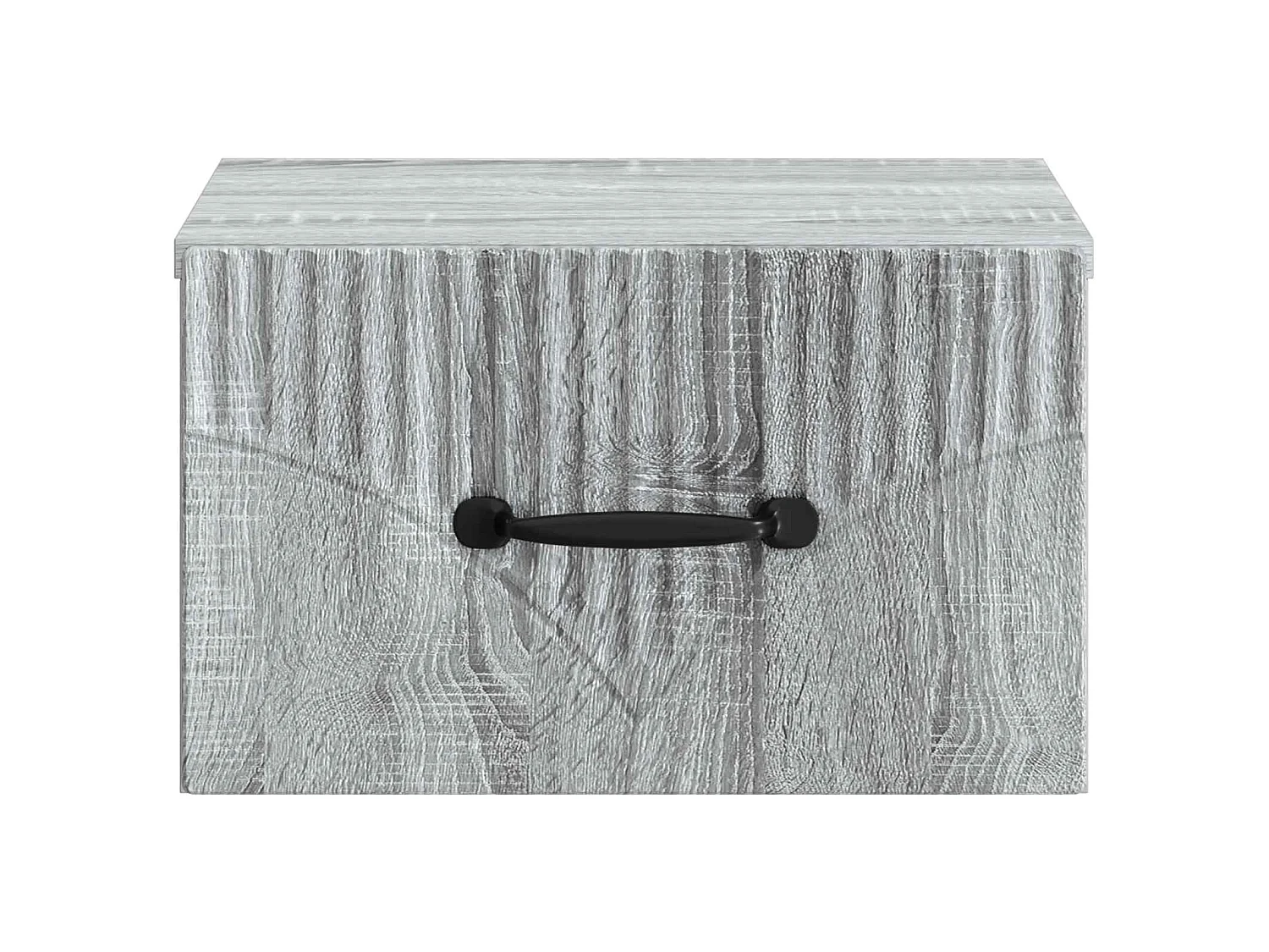 Table de chevet mural Sonoma gris 34,5 x 33 x 20 cm