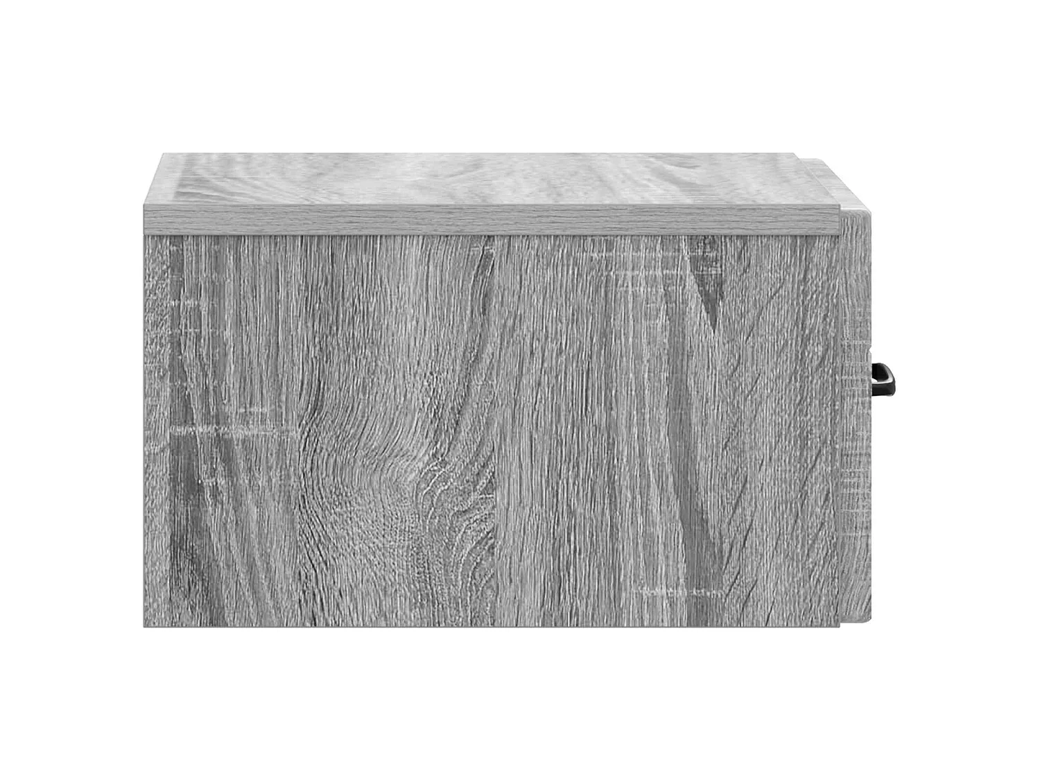 Table de chevet mural Sonoma gris 34,5 x 33 x 20 cm
