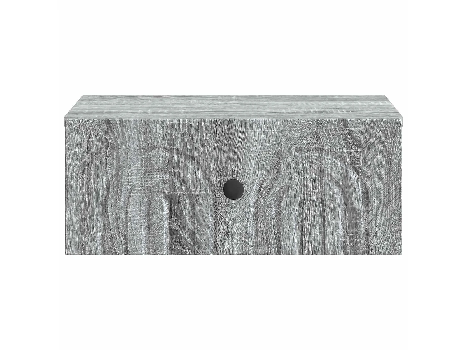 Table de chevet mural Sonoma gris 49 x 34,5 x 20 cm