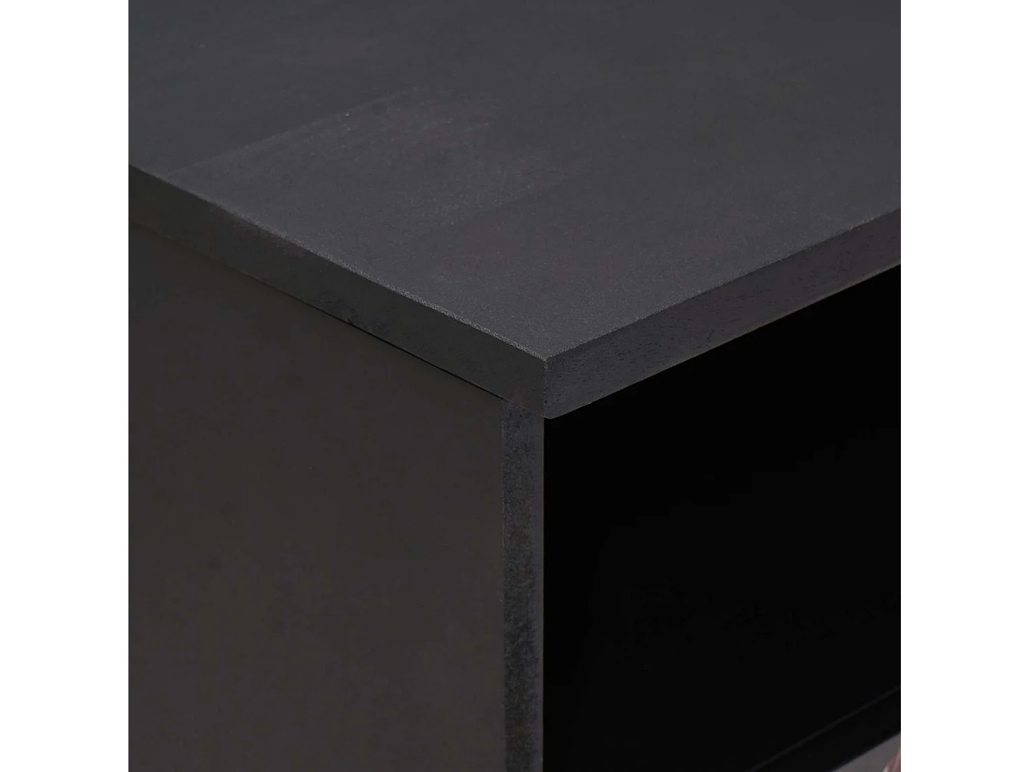 Mesita de Noche Marrón 40 x 33 x 46 cm Madera de mango maciza