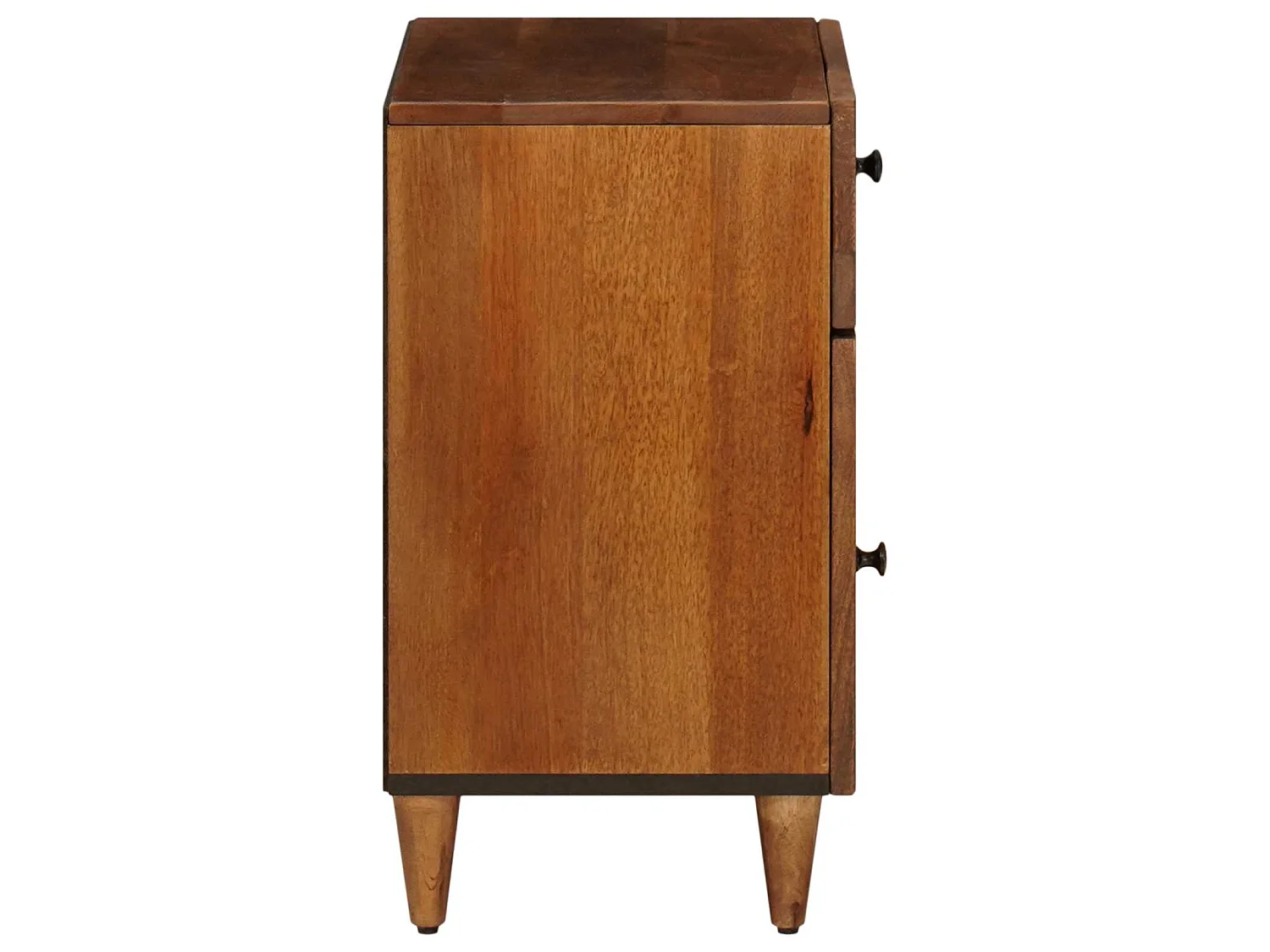 Armario de Noche Marrón 50 x 33 x 60 cm Madera de mango maciza