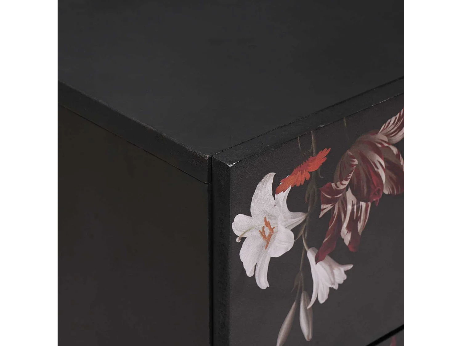 Mesita de Noche Marrón 40 x 33,5 x 46 cm Madera de mango maciza