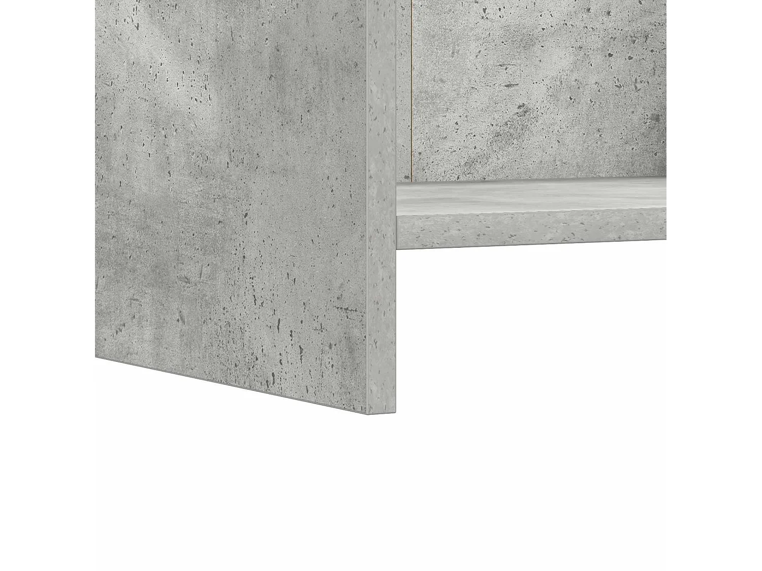 Tables de chevet Gris béton 40 x 30 x 60 cm Bois d'ingénierie