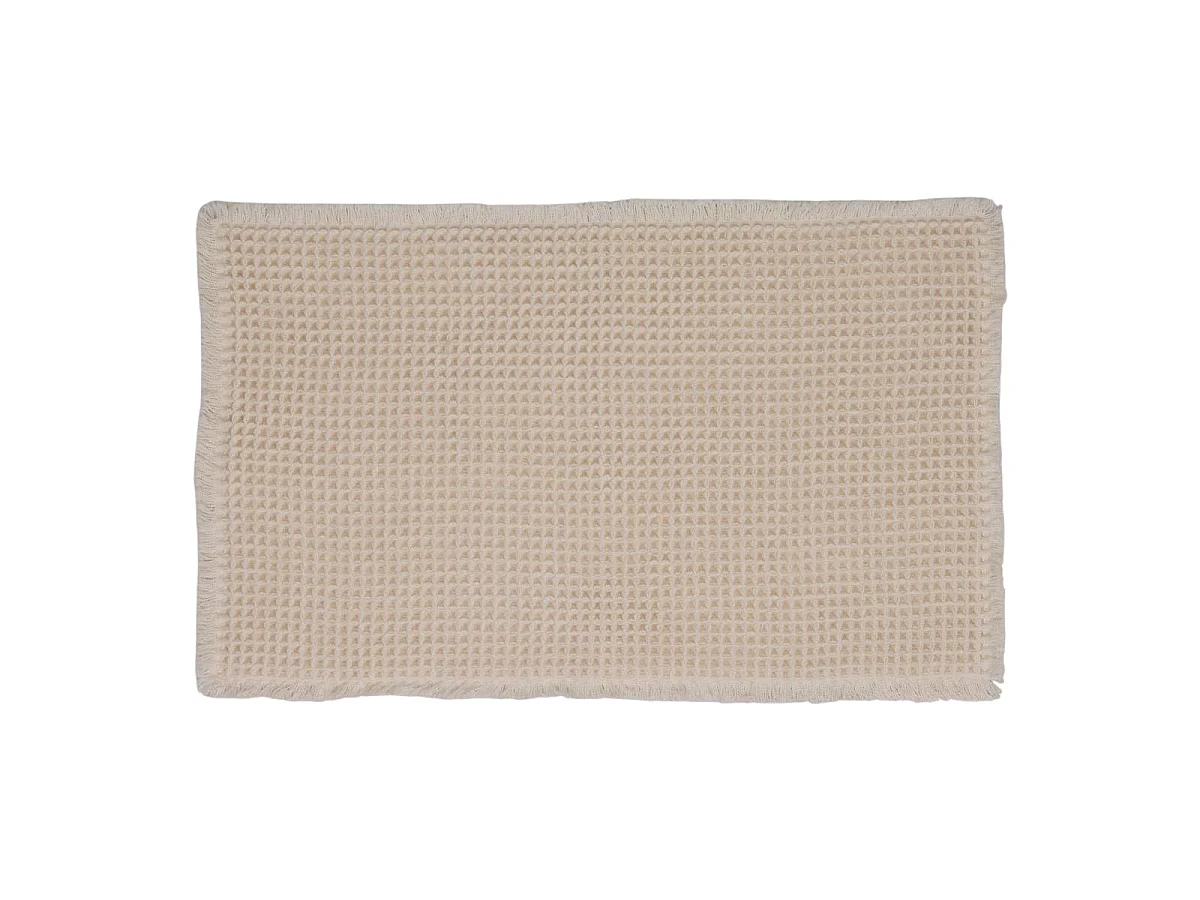 Tapis de Bain "Waffle" 50x80cm Beige