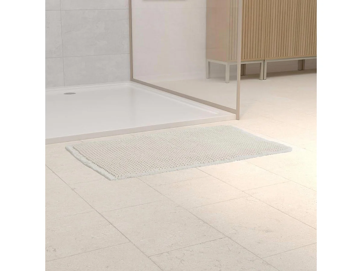 Tapis de Bain "Waffle" 50x80cm Beige