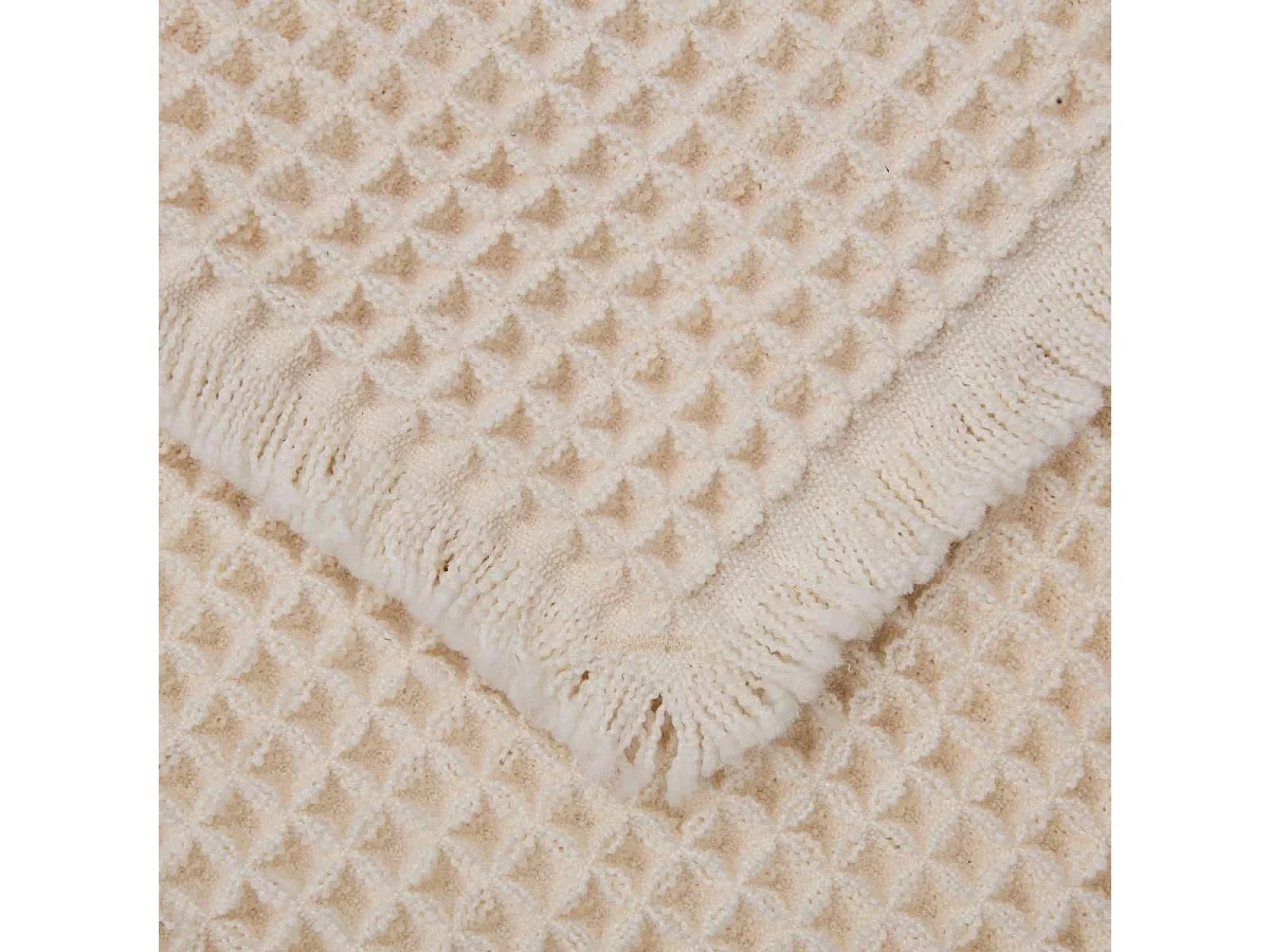 Tapis de Bain "Waffle" 50x80cm Beige