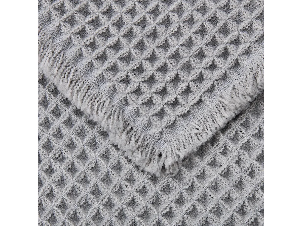 Tapis de Bain "Waffle" 50x80cm Gris