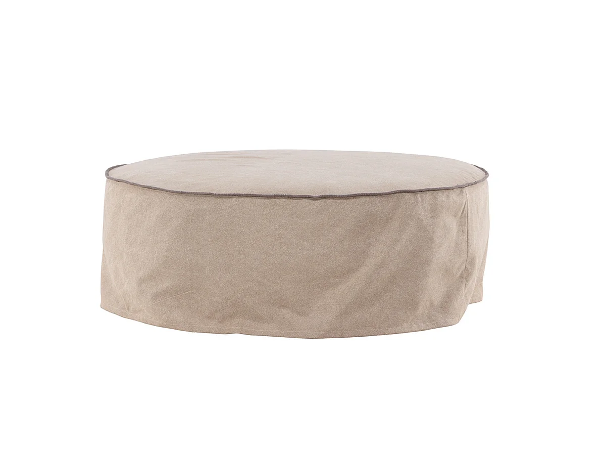 Vindö Pouf Ø100 cm braun.