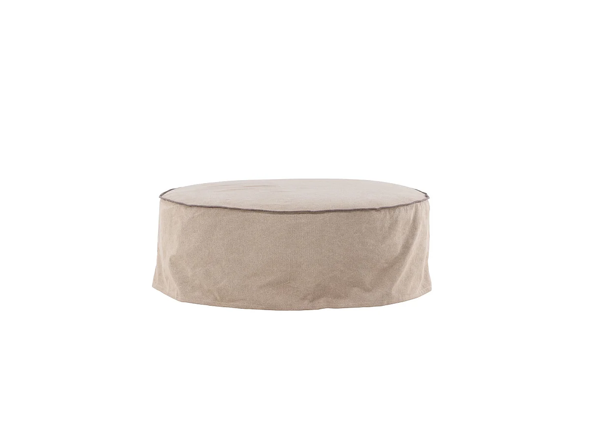 Vindö Pouf Ø100 cm braun.
