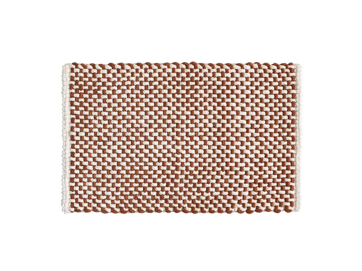 Tapis de Bain en Chenille "Rafael" 50x80cm Terracotta
