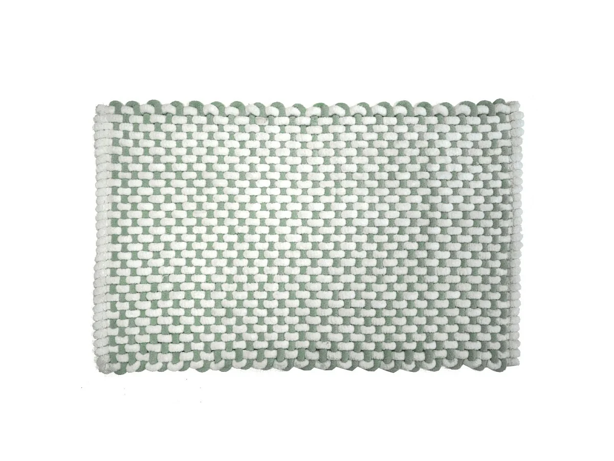 Tapis de Bain en Chenille "Rafael" 50x80cm Vert Cèdre