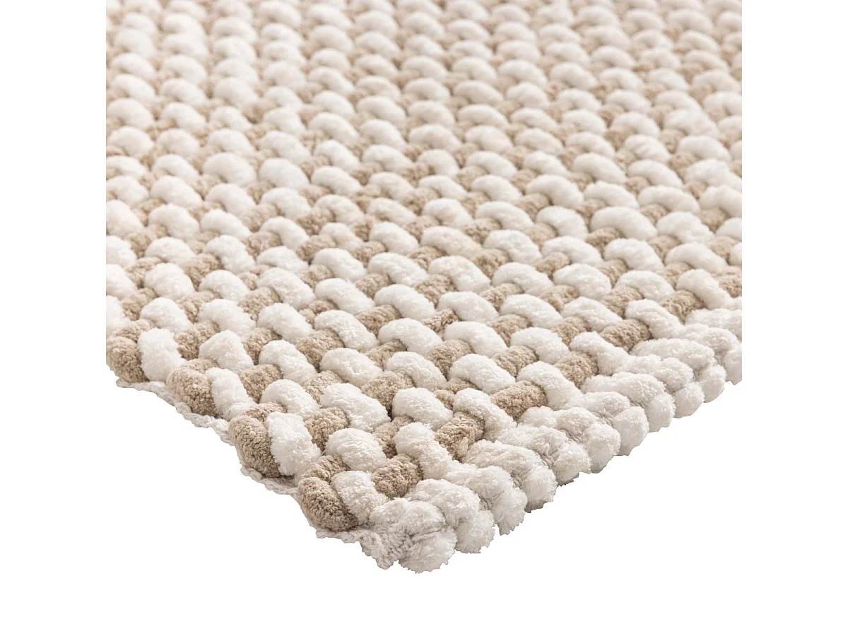 Tapis de Bain en Chenille "Rafael" 50x80cm Sable