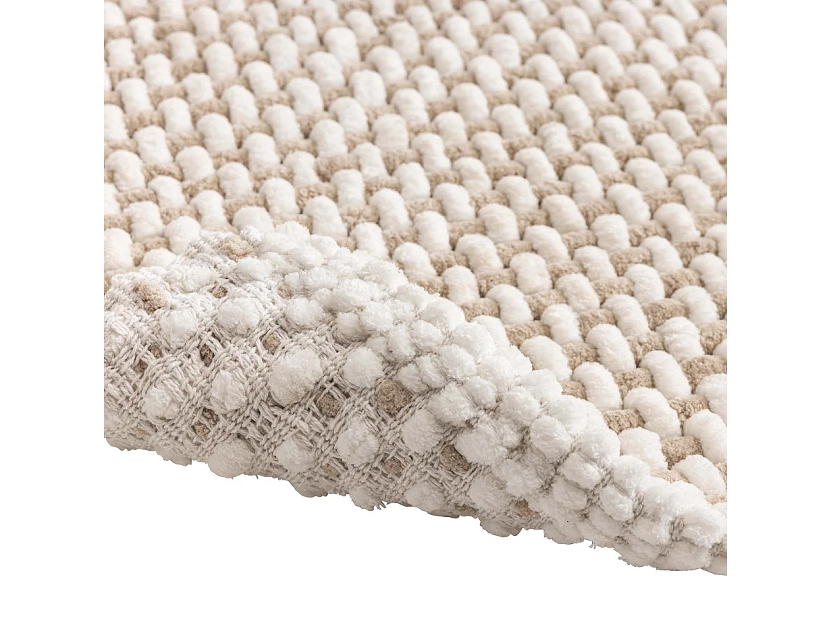 Tapis de Bain en Chenille "Rafael" 50x80cm Sable
