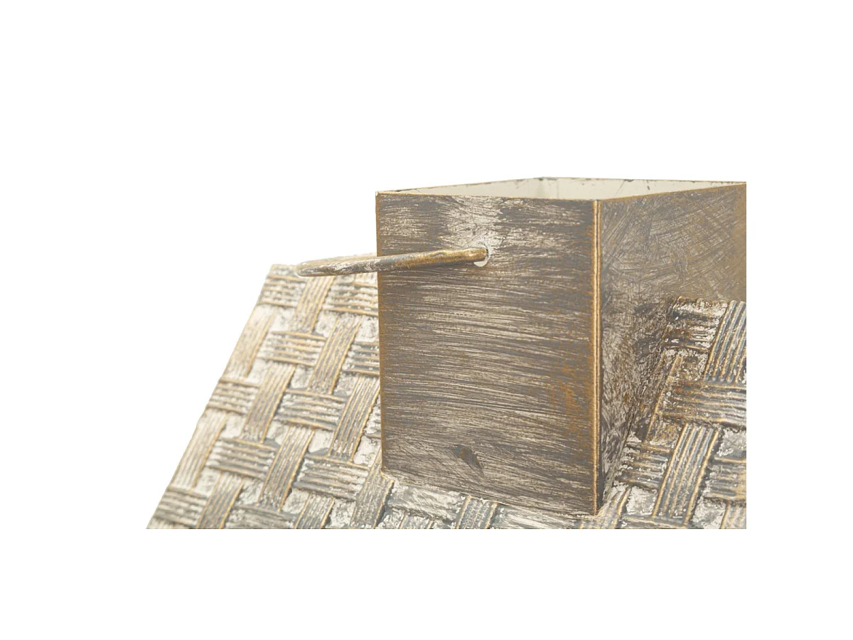 Lot de 2 Lanternes en Bois "Home" 55cm Blanc