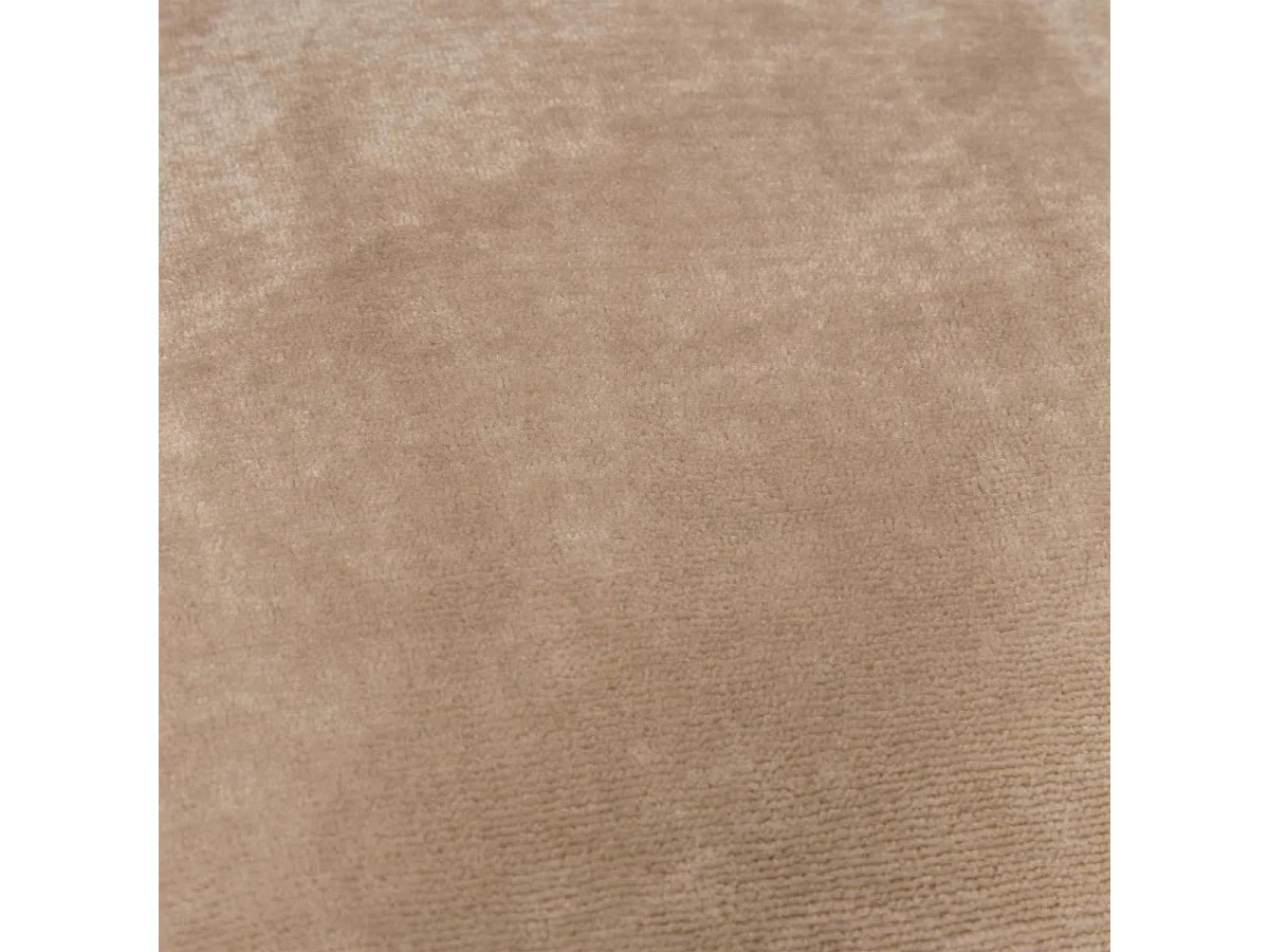 Coussin en Flanelle Uni "Ollis" 38x38cm Beige Lin