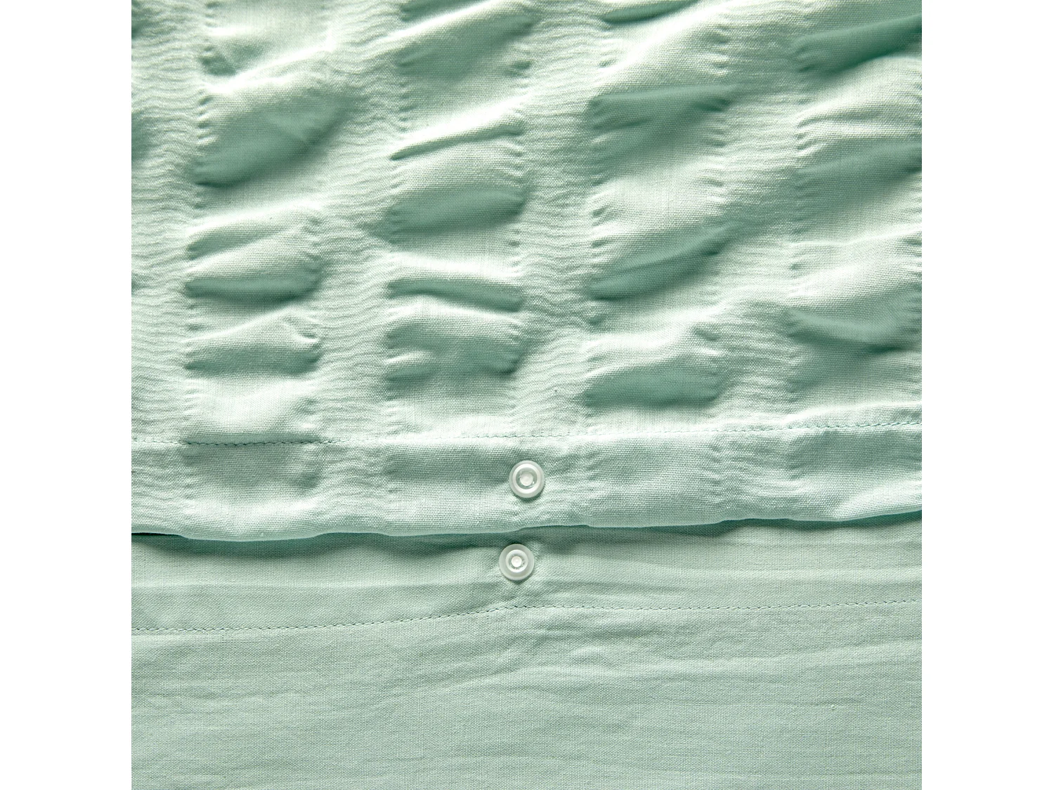 Parure de Lit 3 Pièces "Irhia" 240x220cm Vert Céladon