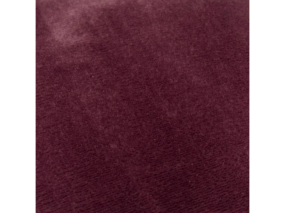 Coussin en Flanelle Uni "Ollis" 38x38cm Violet