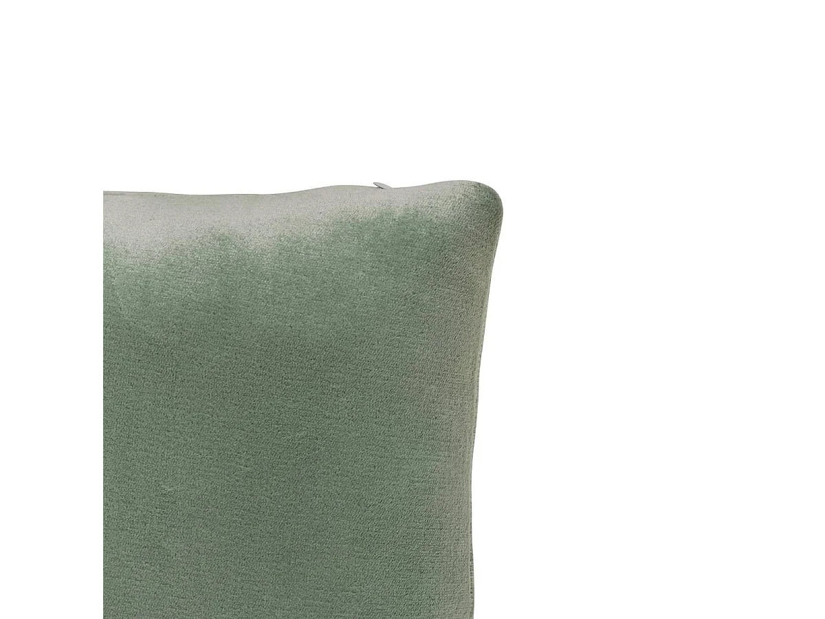 Coussin en Flanelle Uni "Ollis" 38x38cm Vert Céladon