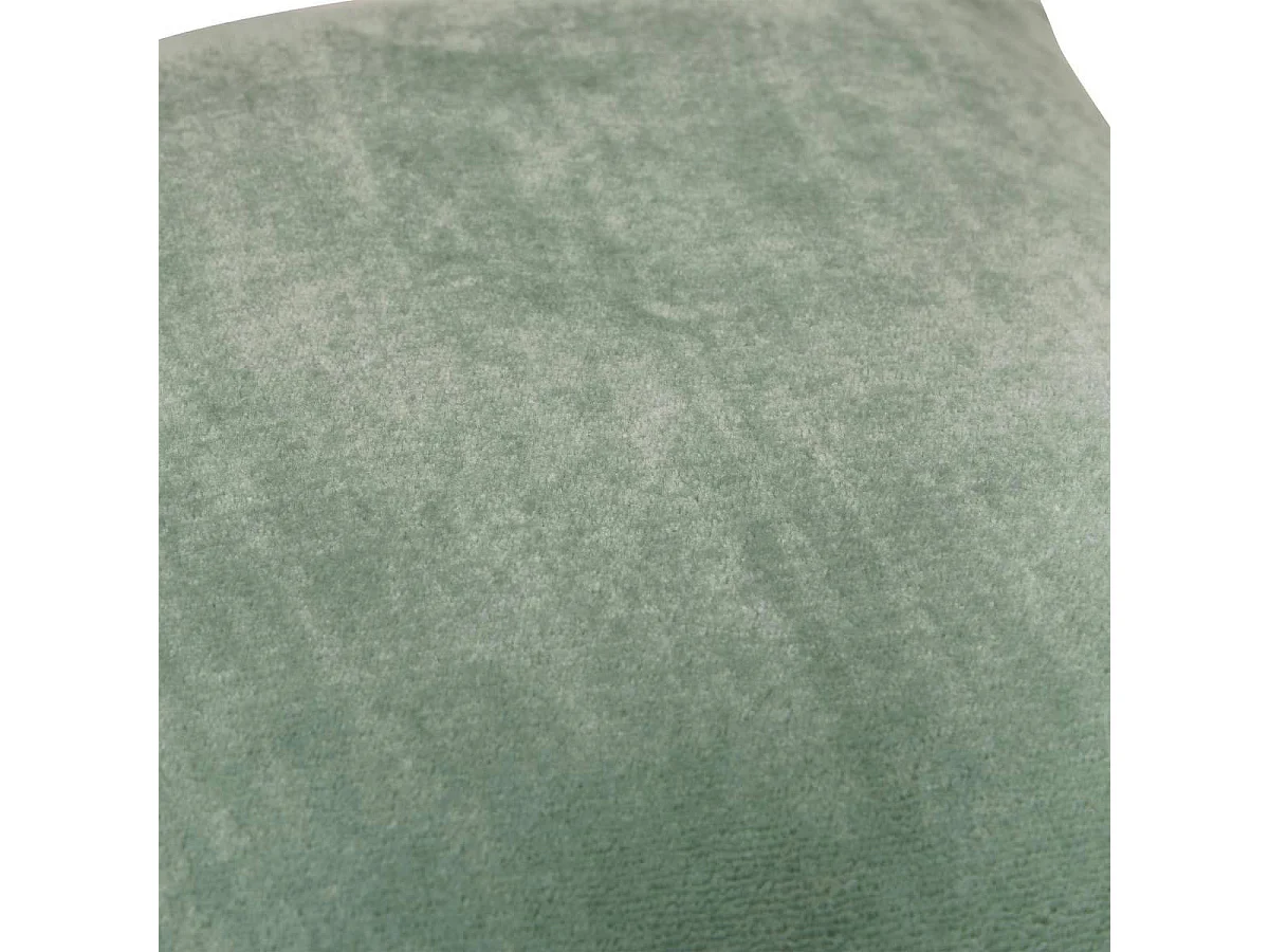 Coussin en Flanelle Uni "Ollis" 38x38cm Vert Céladon