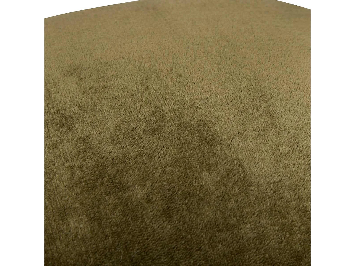 Coussin en Flanelle Uni "Ollis" 38x38cm Kaki