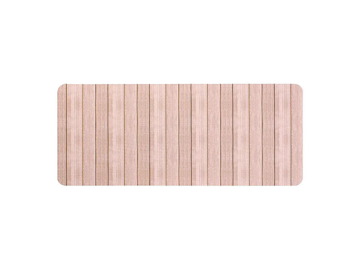 Tapis de Bain Imprimé "Calista" 50x120cm Naturel