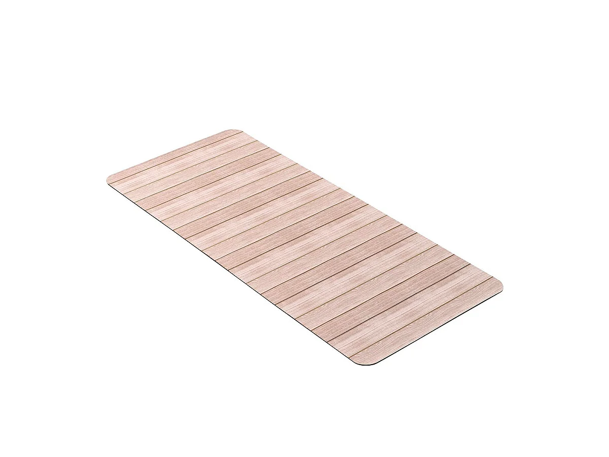 Tapis de Bain Imprimé "Calista" 50x120cm Naturel