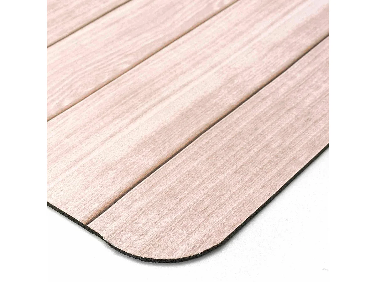 Tapis de Bain Imprimé "Calista" 50x120cm Naturel