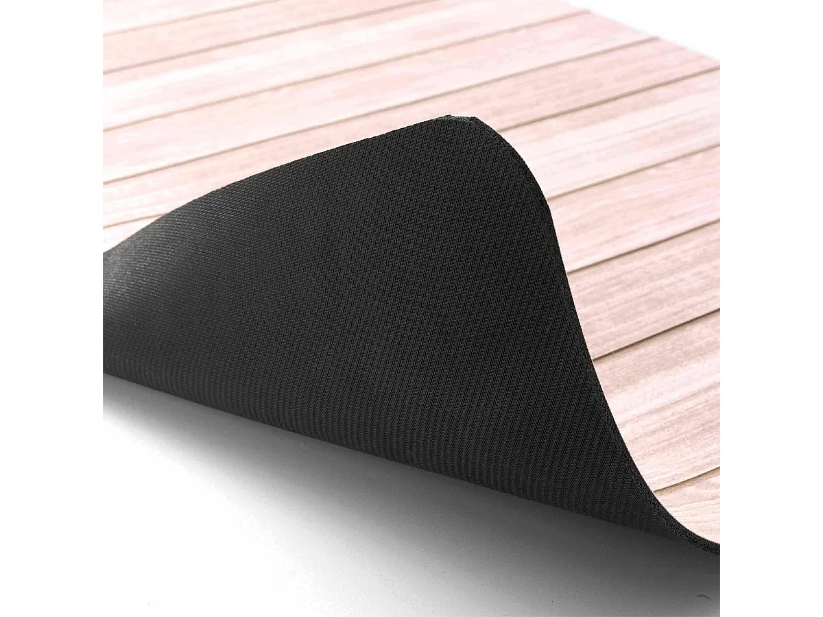 Tapis de Bain Imprimé "Calista" 50x120cm Naturel