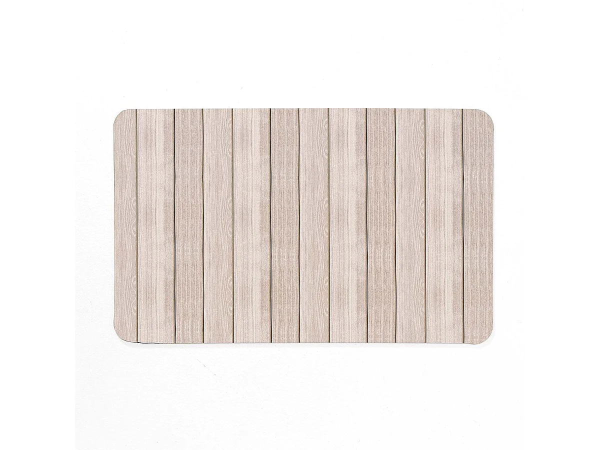 Tapis de Bain Imprimé "Calista" 50x80cm Naturel