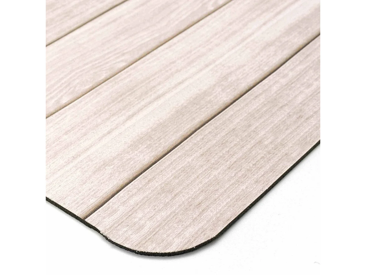 Tapis de Bain Imprimé "Calista" 50x80cm Naturel