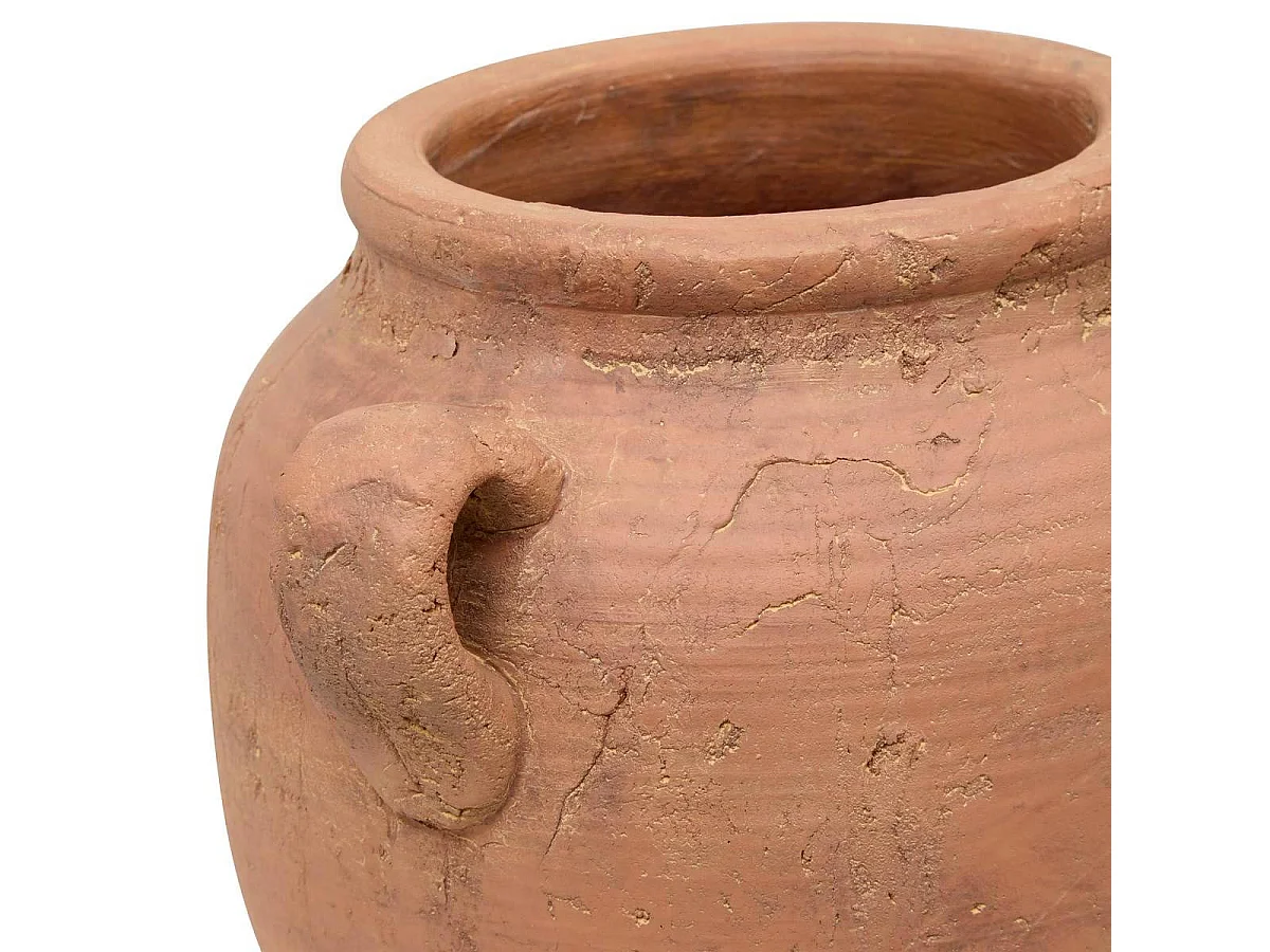 Vase Déco en Terre Cuite "Romia" 25cm Terracotta