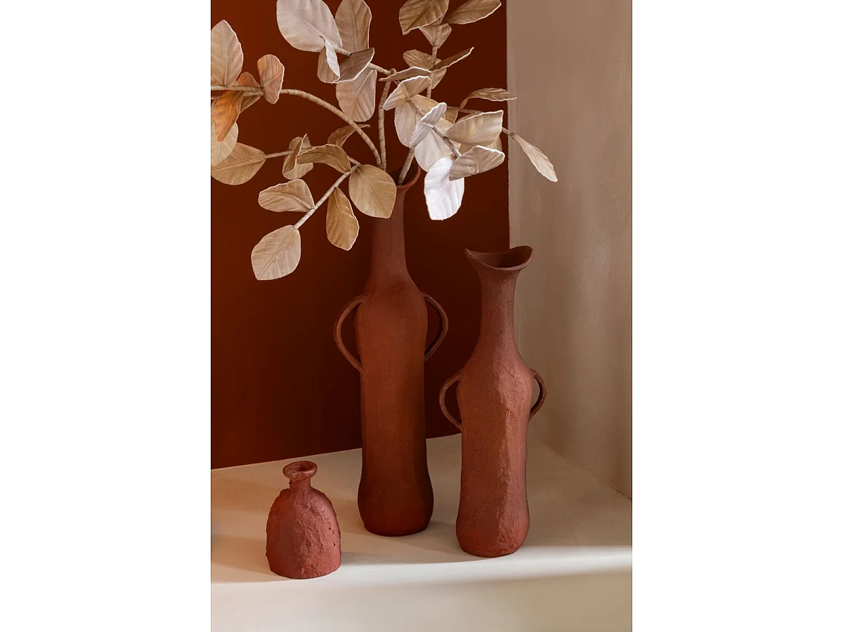 Vase Déco Avec Anses "Automn" 40cm Terracotta