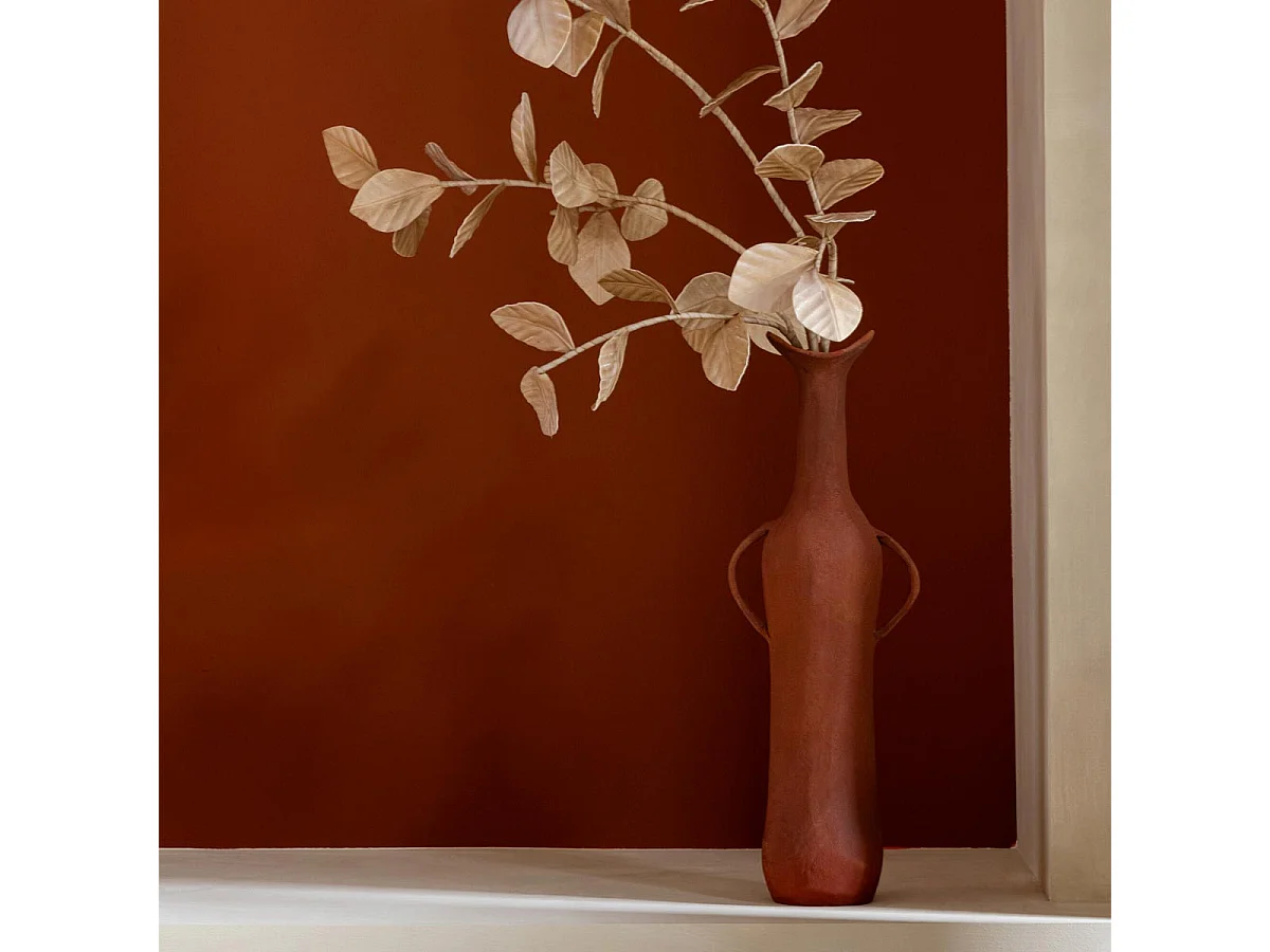 Vase Déco Avec Anses "Automn" 49cm Terracotta
