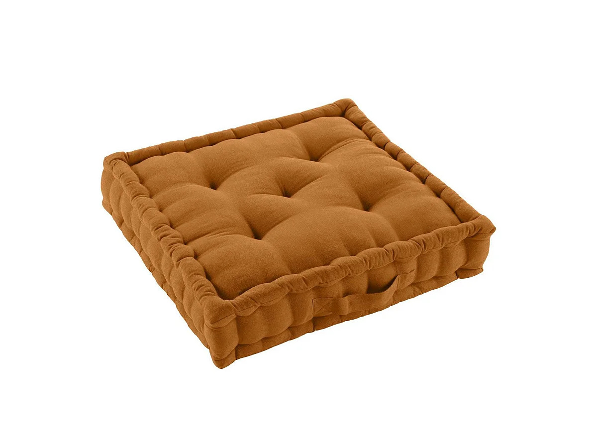 Coussin de Sol "Twily" 50x50cm Camel