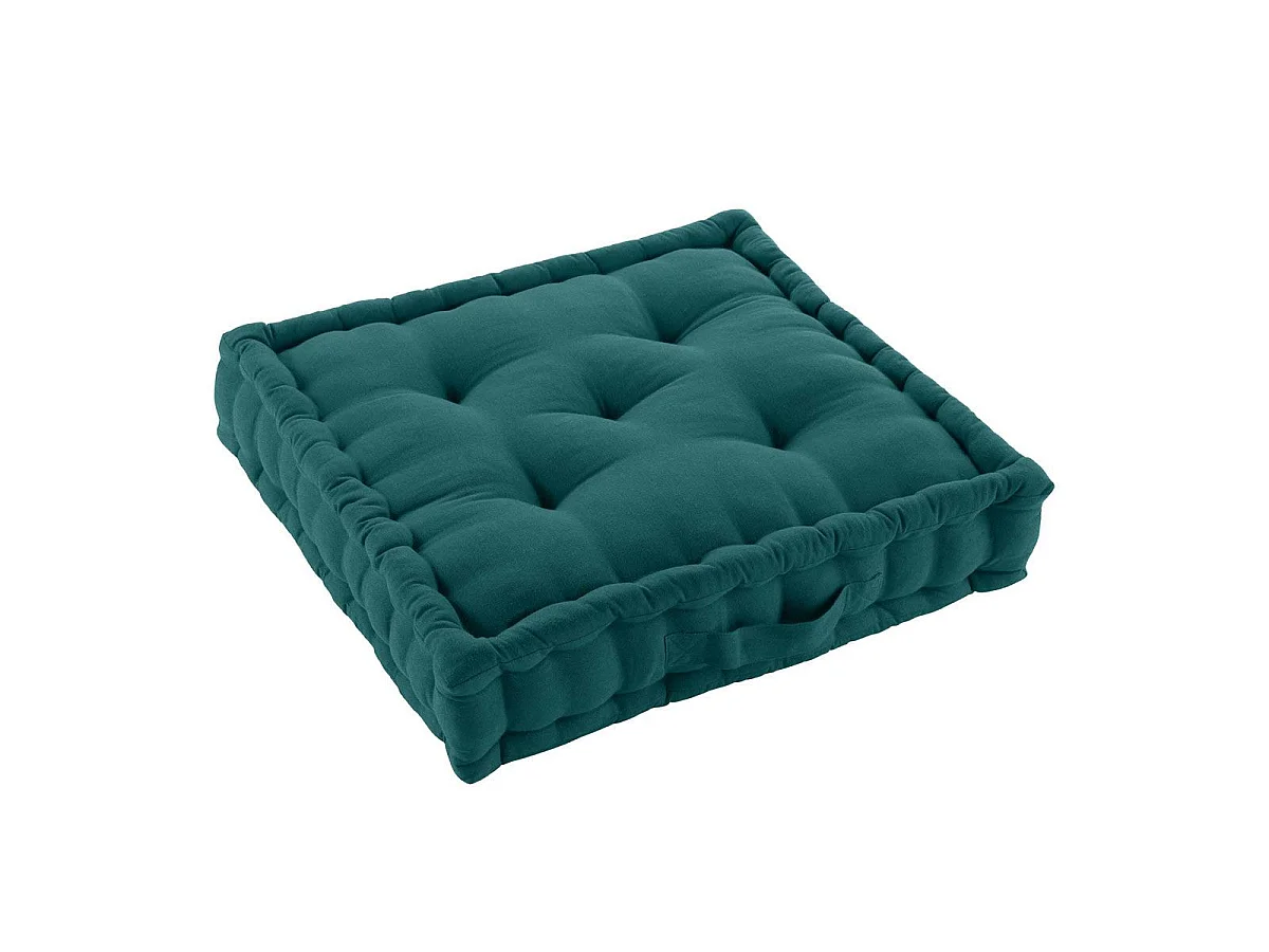 Coussin de Sol "Twily" 50x50cm Emeraude
