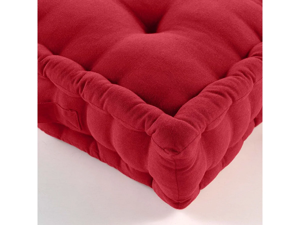 Coussin de Sol "Twily" 50x50cm Rouge