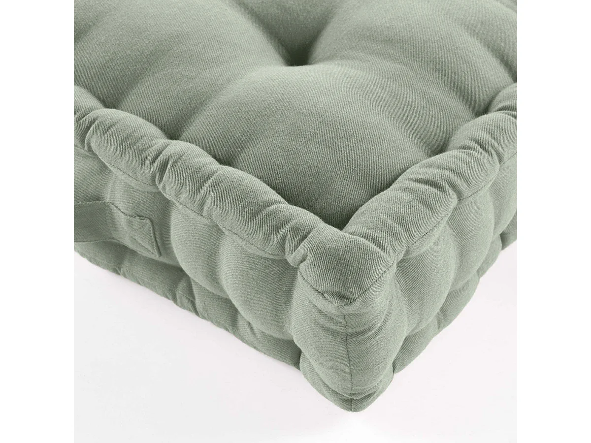 Coussin de Sol "Twily" 50x50cm Sauge