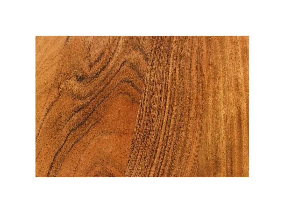 Bureau électrique haut de gamme ARKAYA 180 cm en acacia massif à bord naturel biseauté – Hauteur réglable