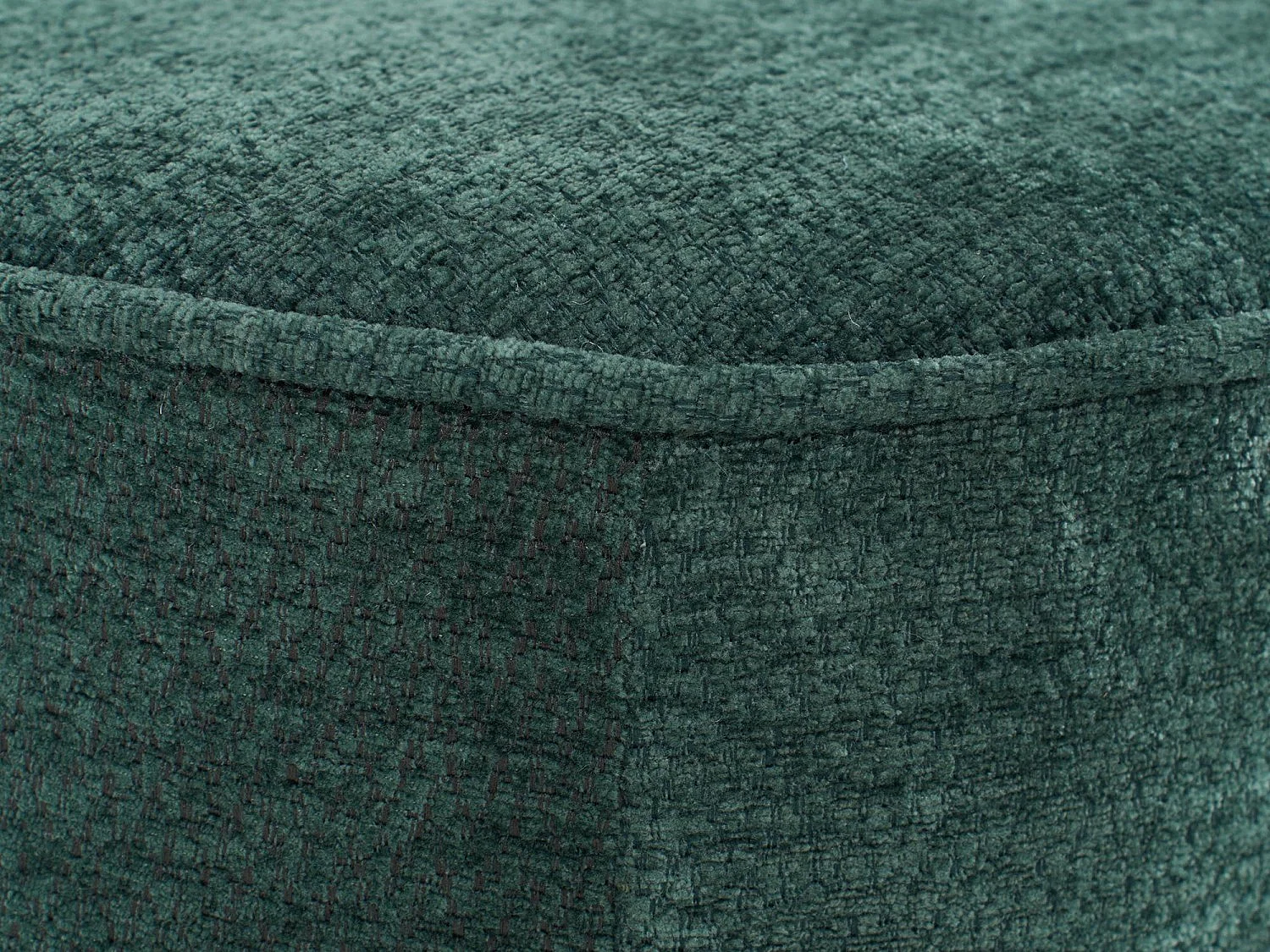 Canapé Modulable 3 Places Chenille Vert - Convertible Méridienne/Lits de Jour - Confort Mousse Haute Densité - Idéal Salon Animaux