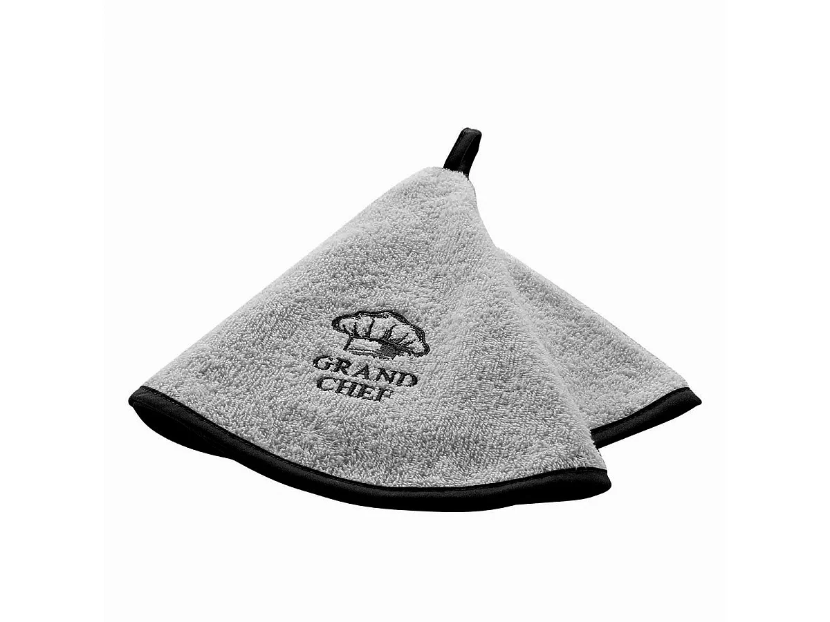 Essuie-Main en Éponge "Grand Chef" 60cm Blanc