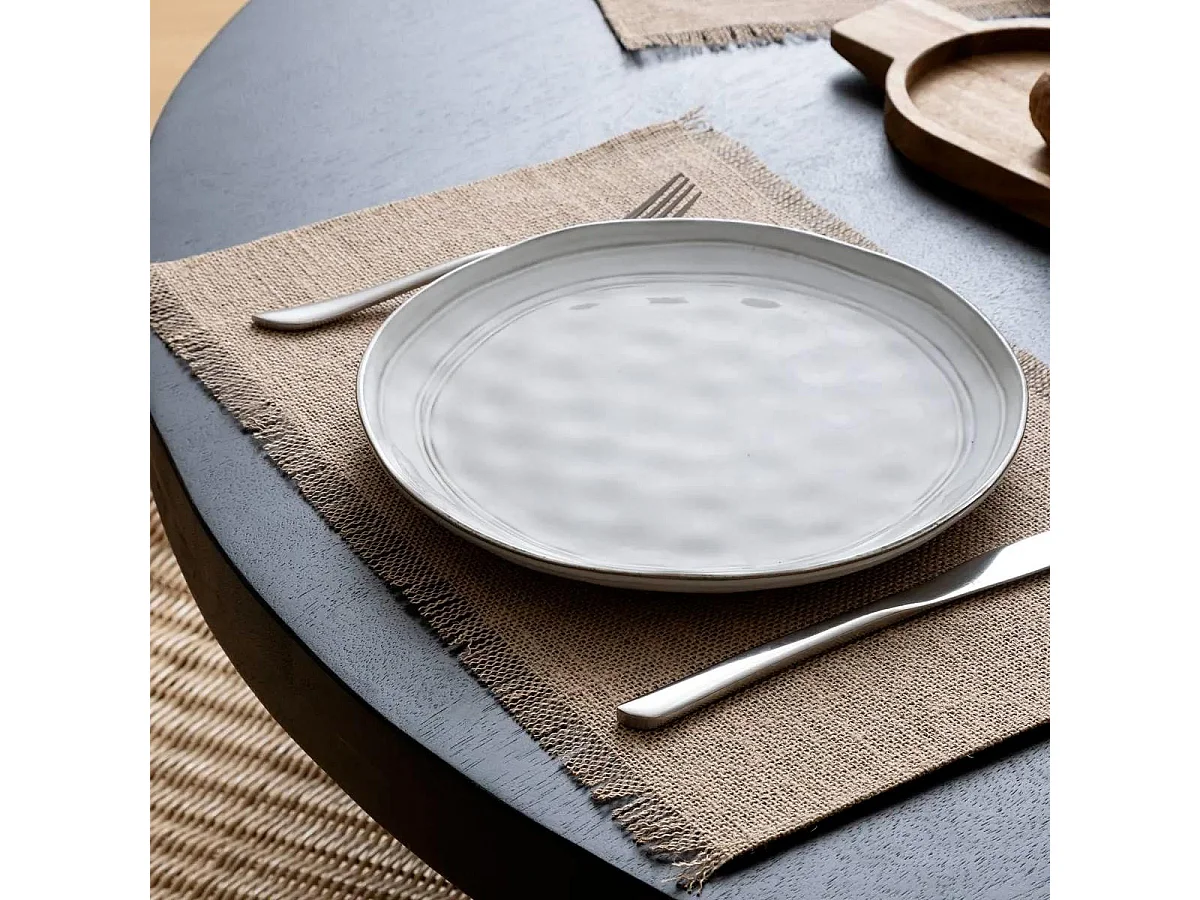 Set de Table en Jute "Frange" 30x45cm Naturel