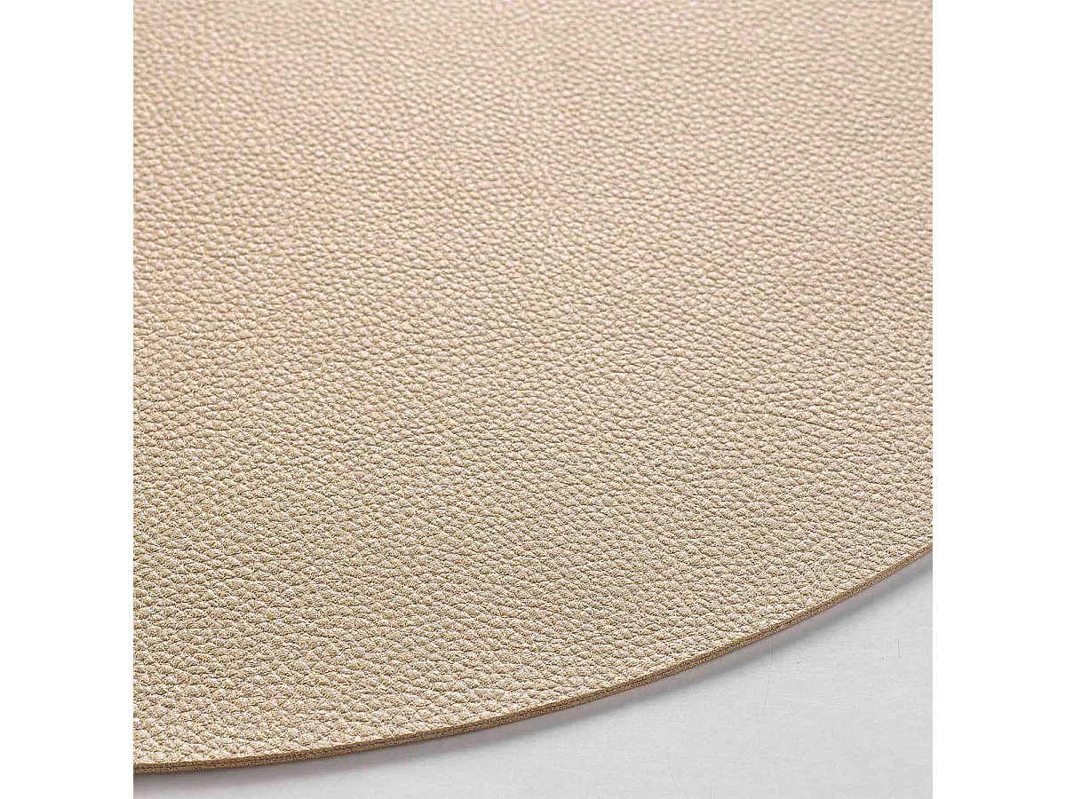 Set de Table Rond "Granis" 38cm Or