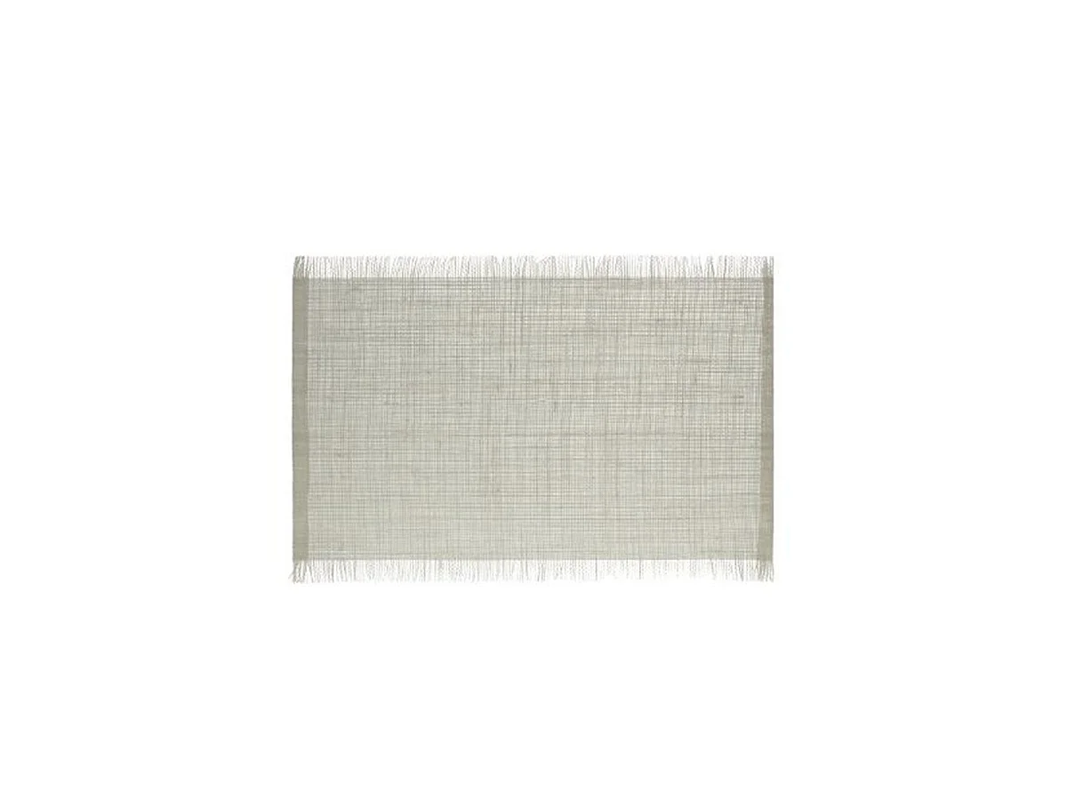 Set de Table en Jute "Frange" 30x45cm Gris