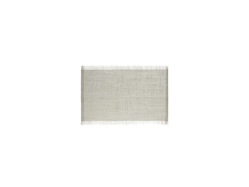 Set de Table en Jute "Frange" 30x45cm Gris