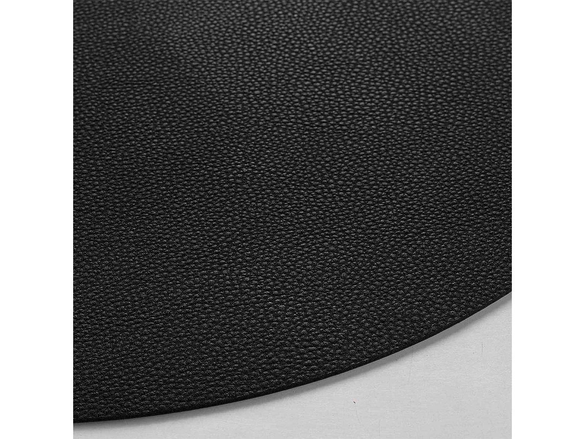 Set de Table Rond "Granis" 38cm Noir