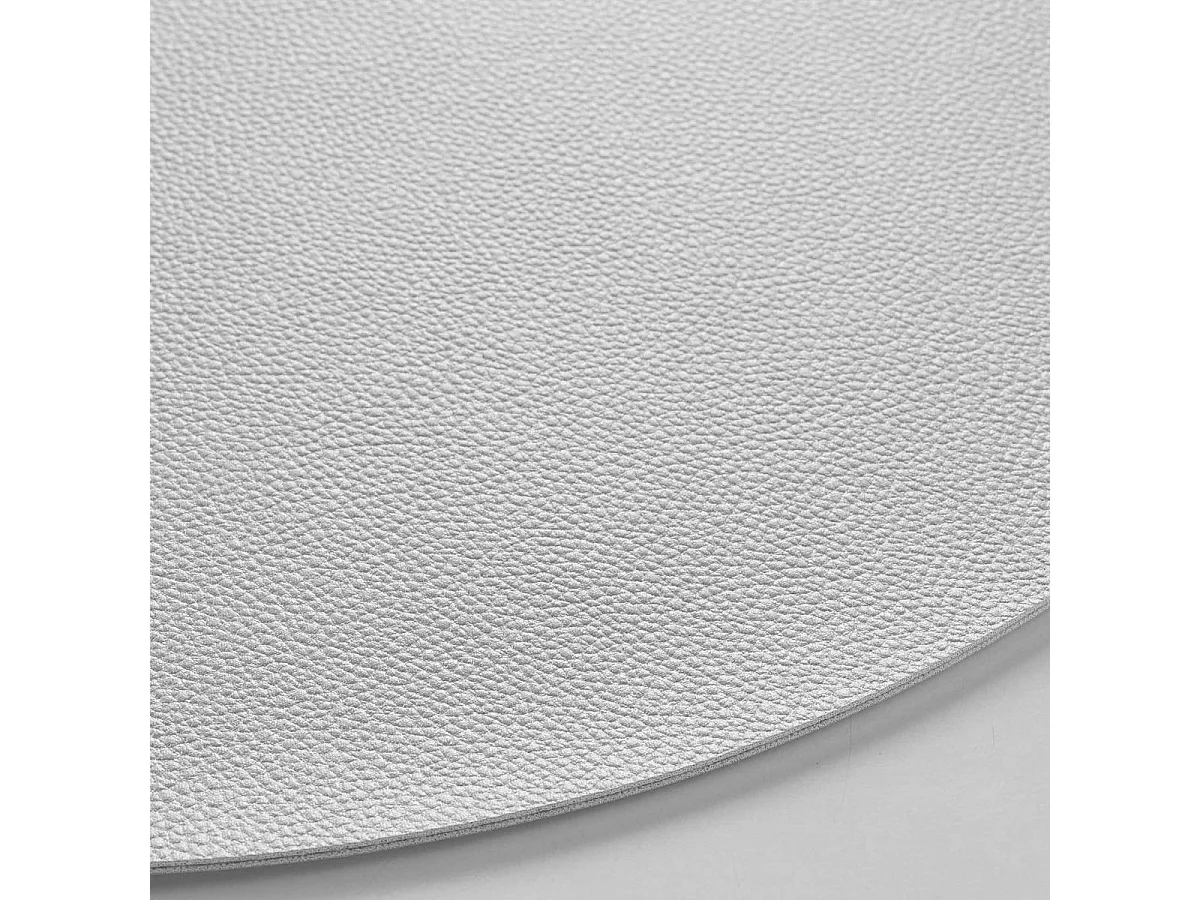 Set de Table Rond "Granis" 38cm Argent